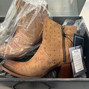 Luchese Printed Stud Bootie